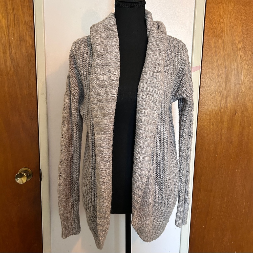 Mossimo Supply Co. Light Gray Cardigan